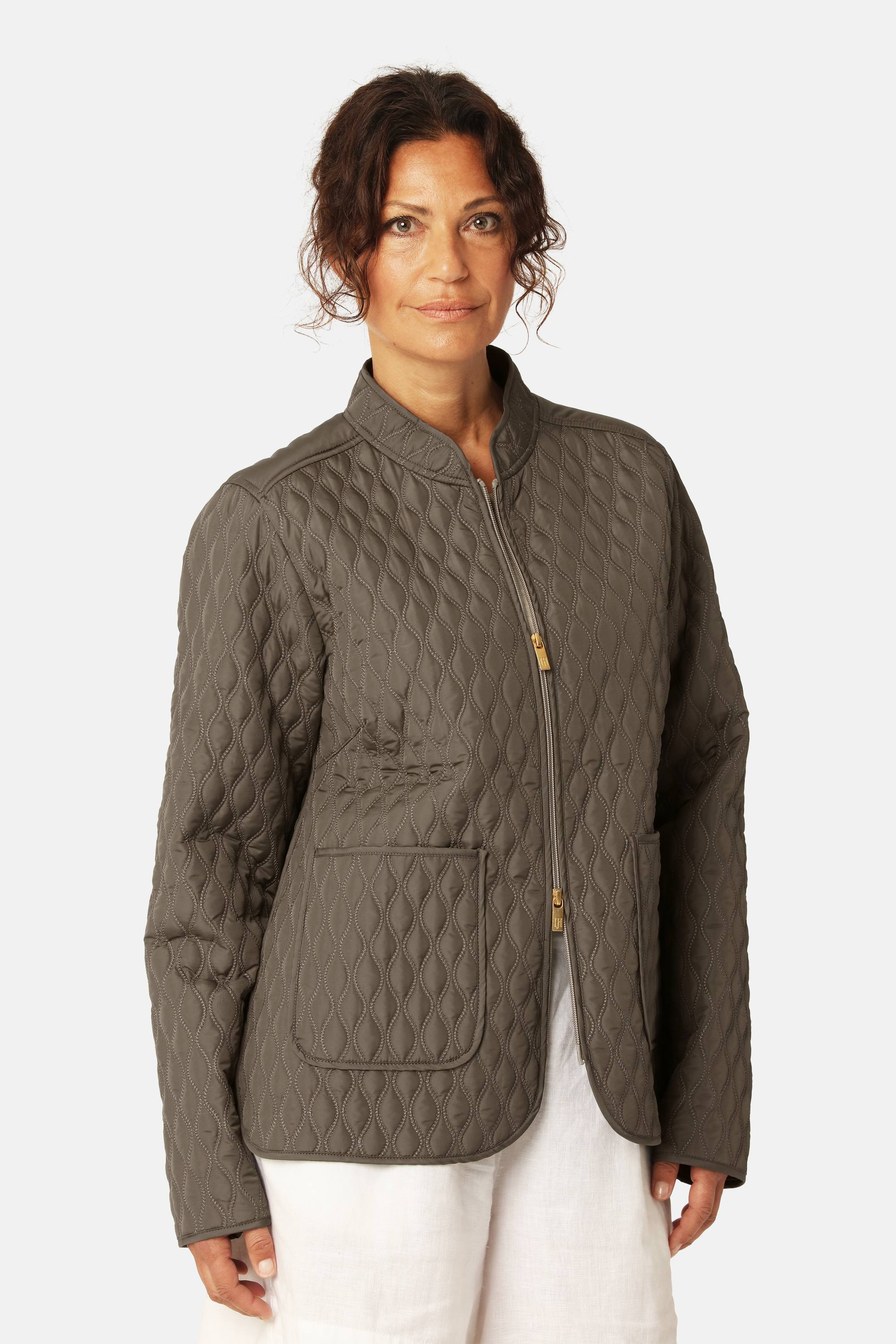 Short Quilt Jacket - Tarmac
